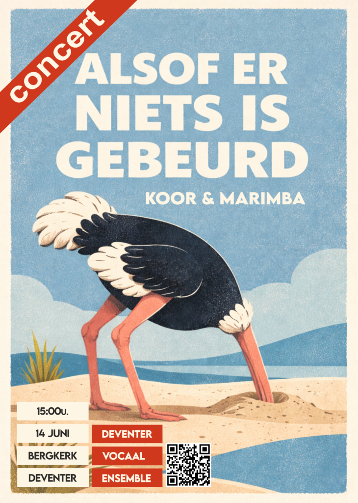 Flyer "Alsof er niets is gebeurd"