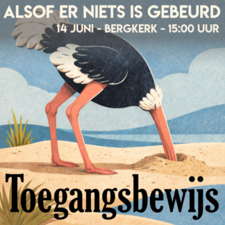 Toegangskaartje "Alsof er niets is gebeurd"